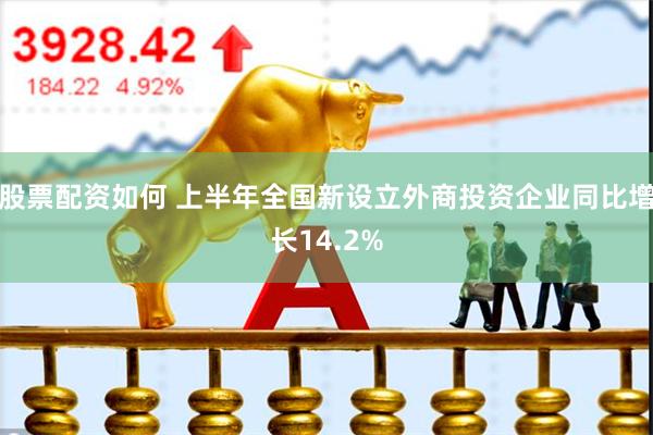 股票配资如何 上半年全国新设立外商投资企业同比增长14.2%